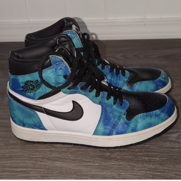 Nike Air Jordan 1 Tennis Shoes Og Tye Dye Shoes - Picture 10 of 12